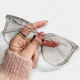 Négyzet alakú kék fényvédő szemüveg