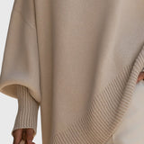 Kimia - Oversized Kötött Kerek Nyakú Pulóver