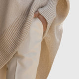 Kimia - Oversized Kötött Kerek Nyakú Pulóver