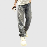 Jacquard farmernadrág