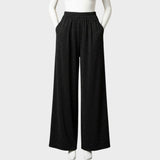 Verina - Széles Szárú Nadrág Csillogással