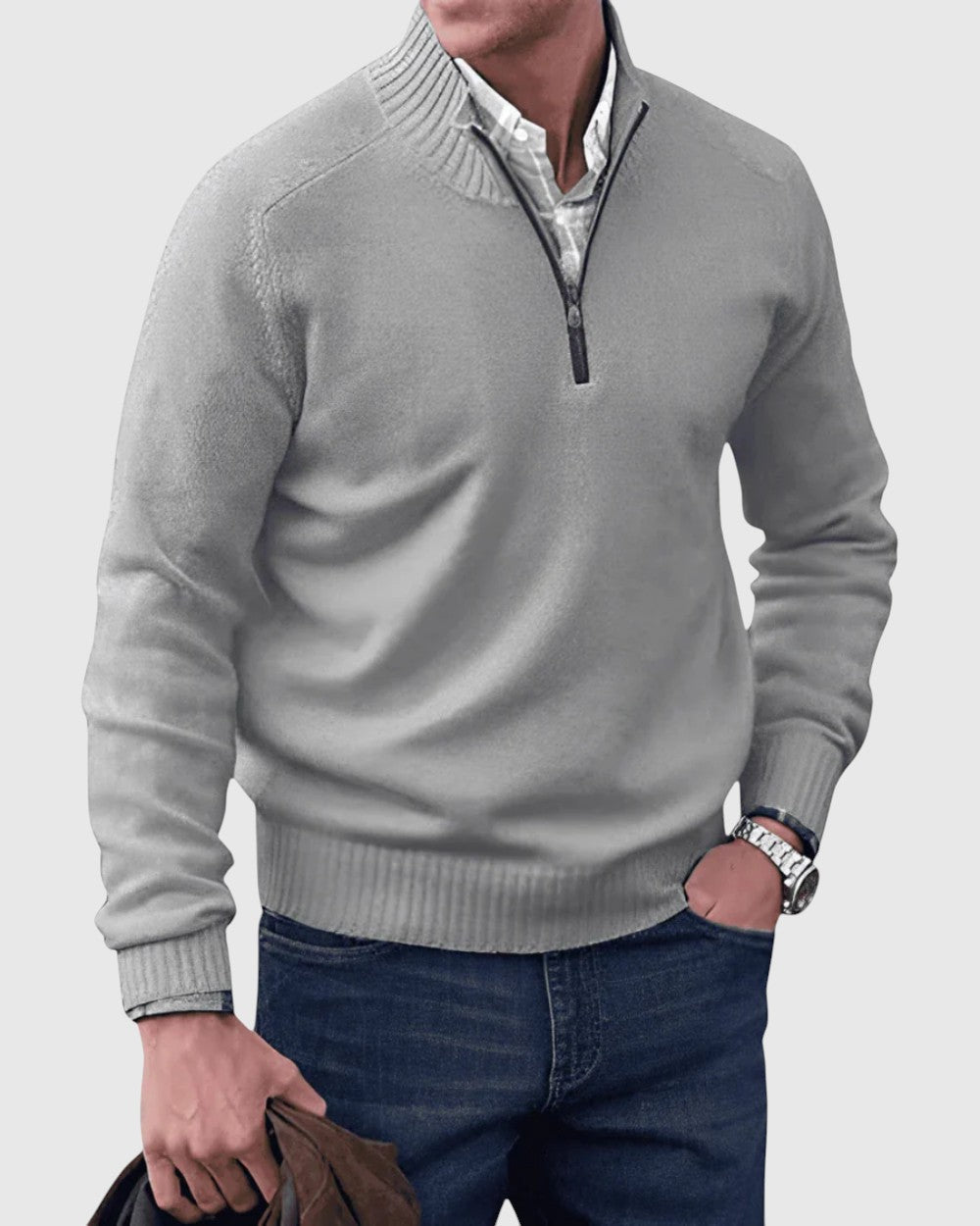 Pál - Cipzáros kardigán