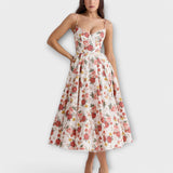 Meli – Könnyű nyári ruha fűző részlettel