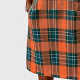 Hosszú Ujjú Kockás Pólóruha