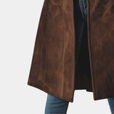 Taylor - Időtlen Suede Trench Kabát