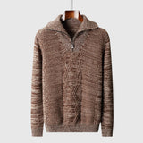 Farkas - Taranto merinógyapjú pulóver cipzárral