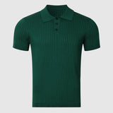 Benedek – Hal mintás póló gombbal