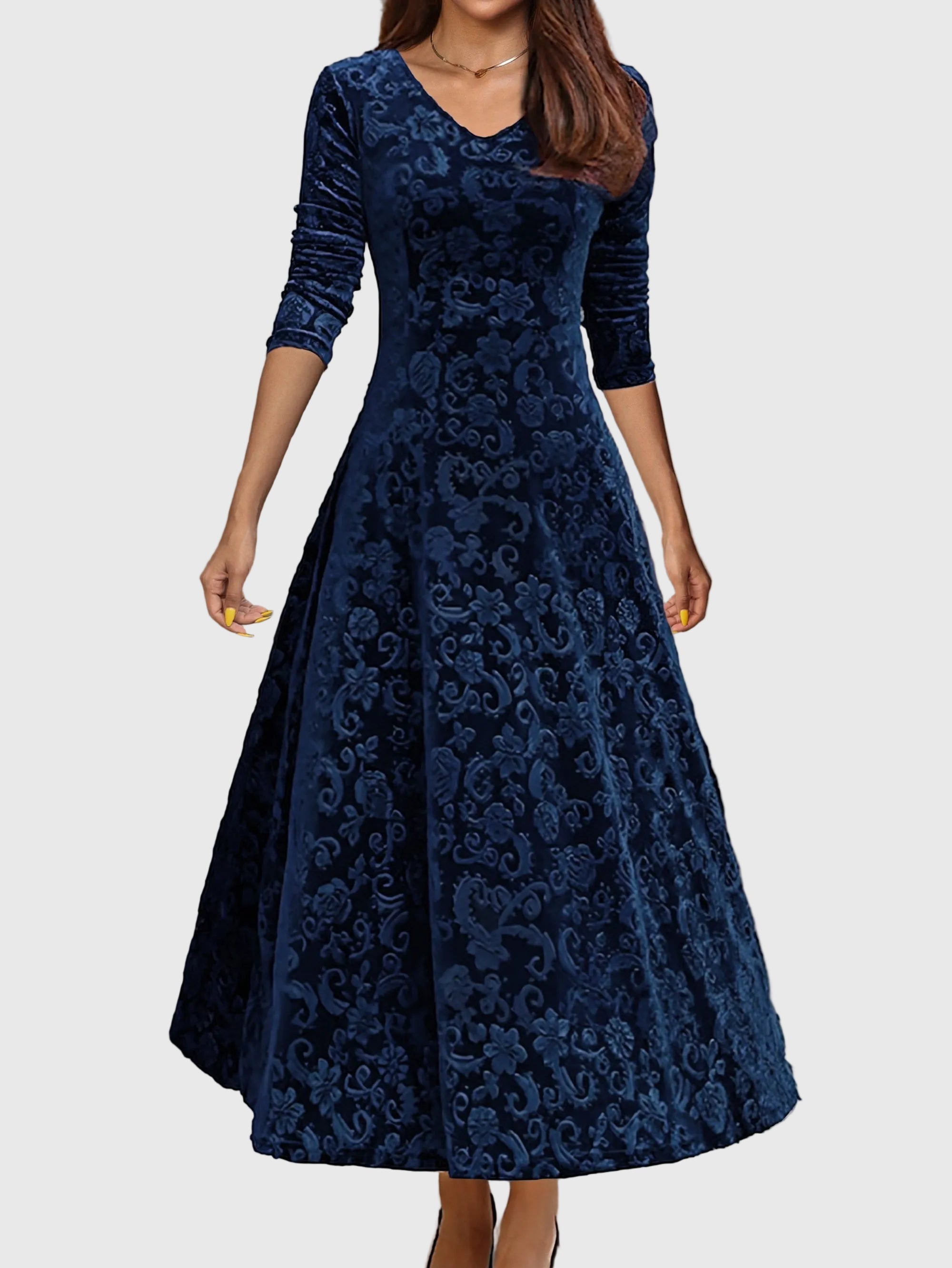 Nancy - Ünnepi Velúr Elegancia Ruha