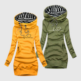 Kristina - Pulóverruha szív mintával