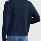 Karolina – Prémium pulóver V-nyakú csipkével