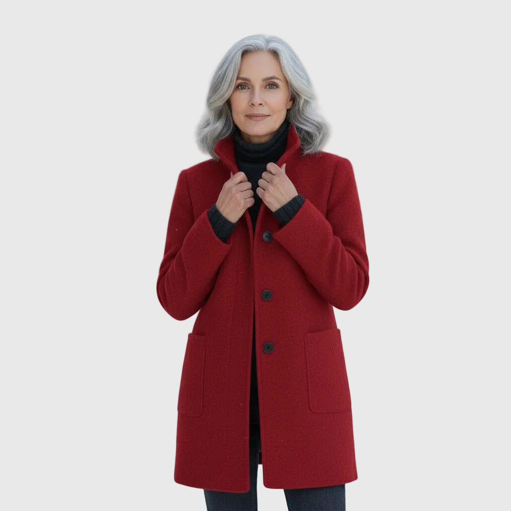 Susan | Klasszikus Mindennapi Gyapjú Kabát