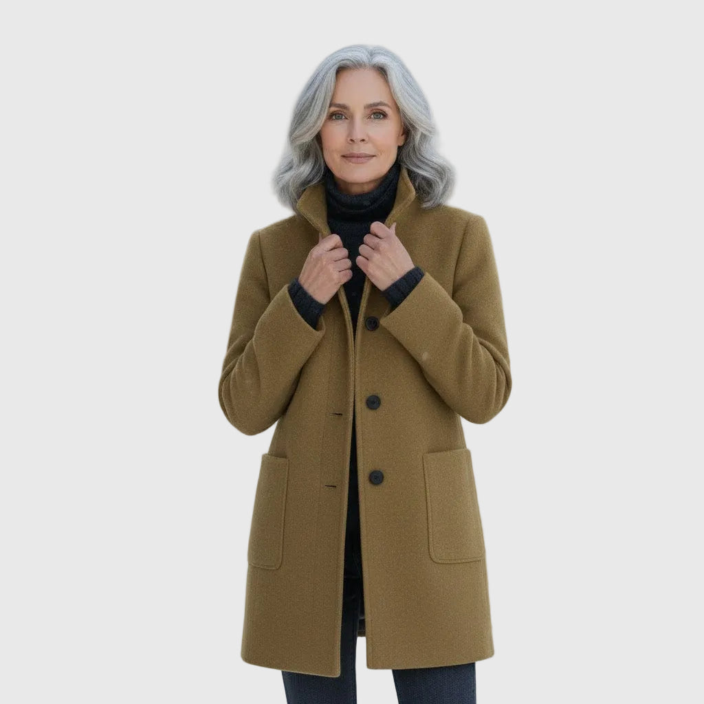 Susan | Klasszikus Mindennapi Gyapjú Kabát