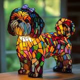 Ava – Színes üveg kutyalámpa