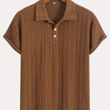 Tivadar – Finom kötött póló texturált dizájnnal