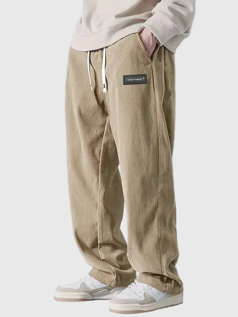 Kényelmes Szarvasbőr Bársony Nadrág