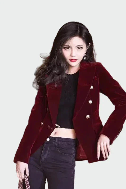 Réka - Elegáns fekete kabát