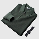 Ákos - Elegáns férfi pulóver cipzárral