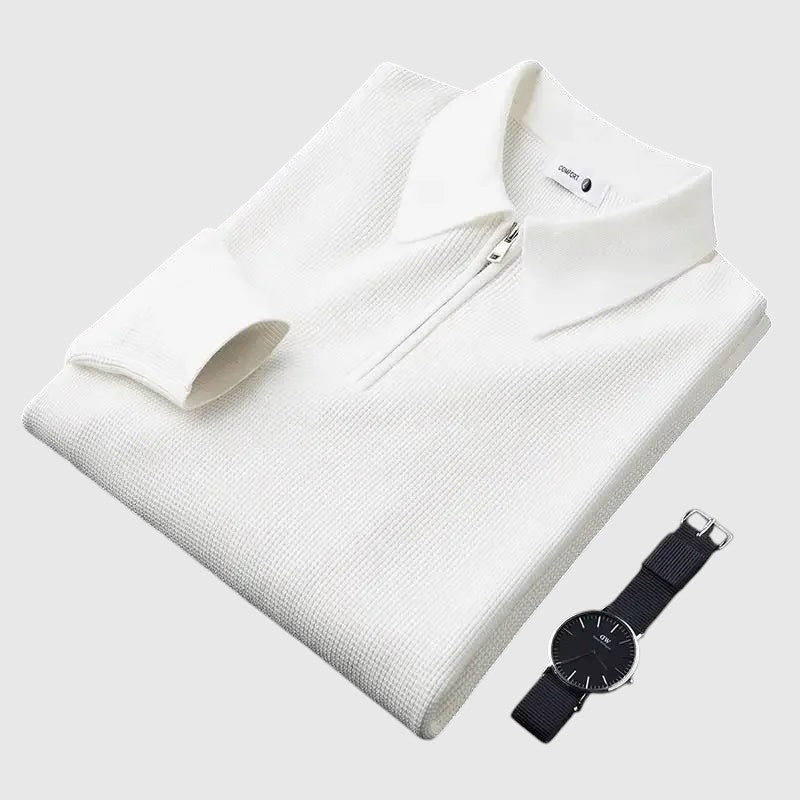 Ákos - Elegáns férfi pulóver cipzárral