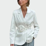 LIBUSHE - Elegáns fekete kabát