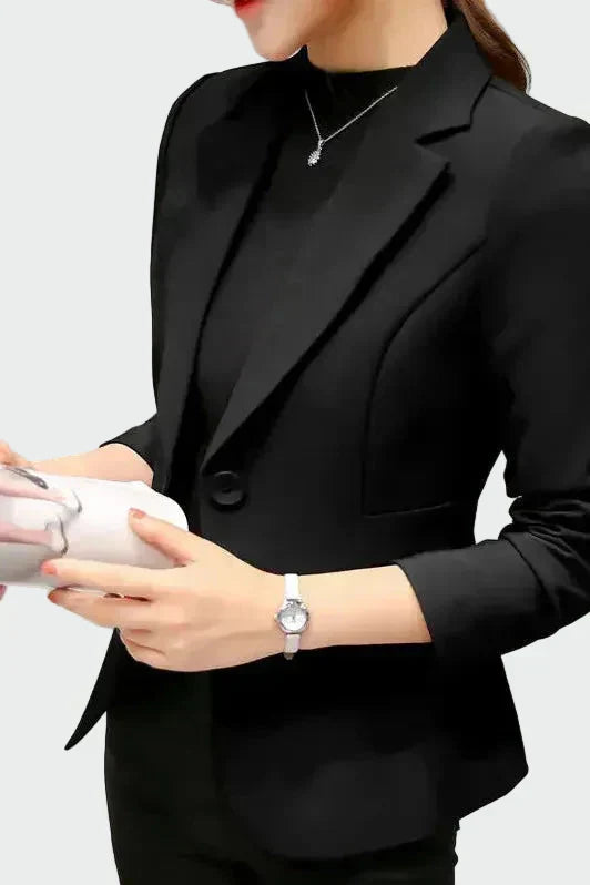 Dora - Elegáns fekete kabát