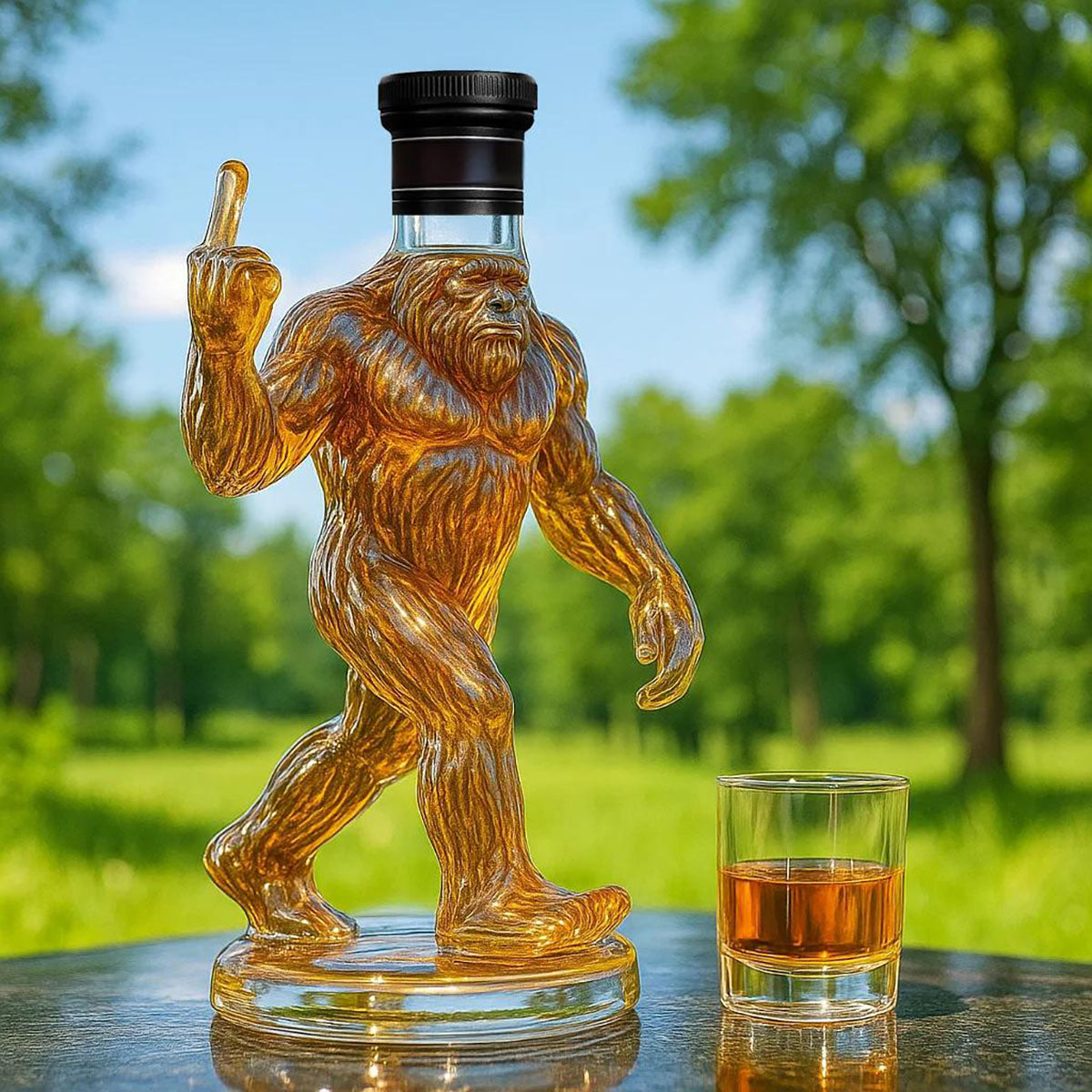 Bigfoot | Vicces Bigfoot Whisky Üveg
