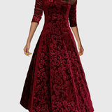 Nancy - Ünnepi Velúr Elegancia Ruha