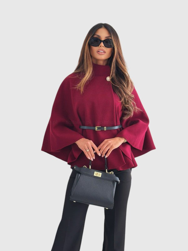 LEA - Stílusos dzseki pillangó ujjakkal és övvel