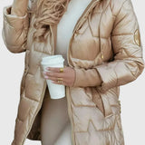 Leviana - Hosszú steppelt kabát