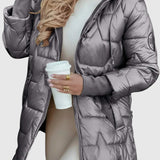 Nolven – Elegáns női kabát kapucnival