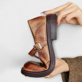 Isla - Elegáns bőr Mary Jane